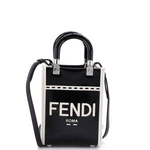 Fendi Sunshine Shopper Tote Patent And #204163F11B